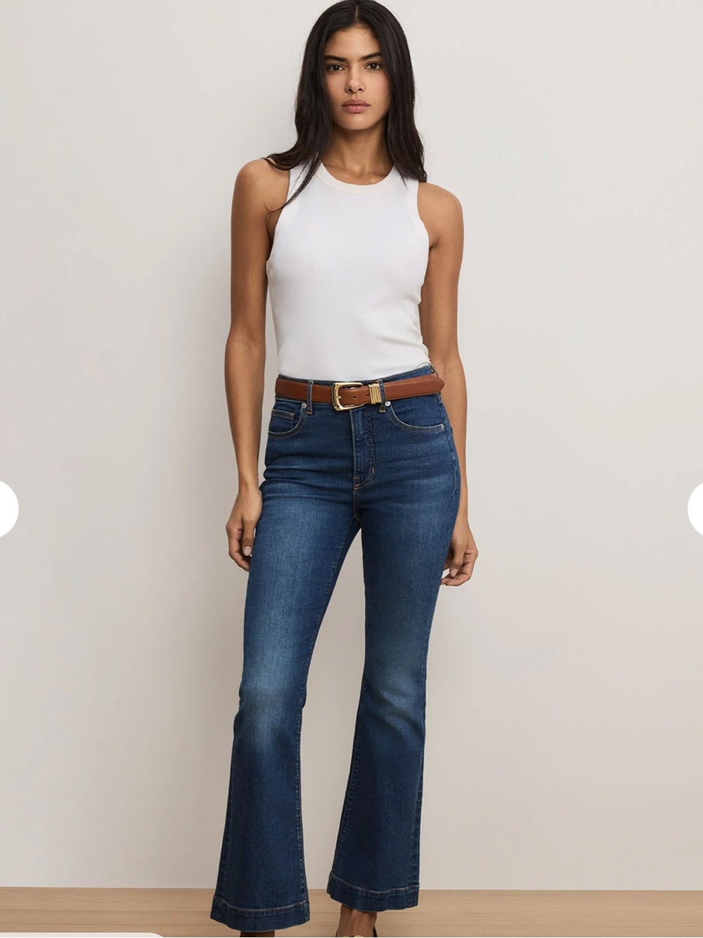 VERONICA BEARD • Carson kick flare jeans - size 31 stretch medium wash